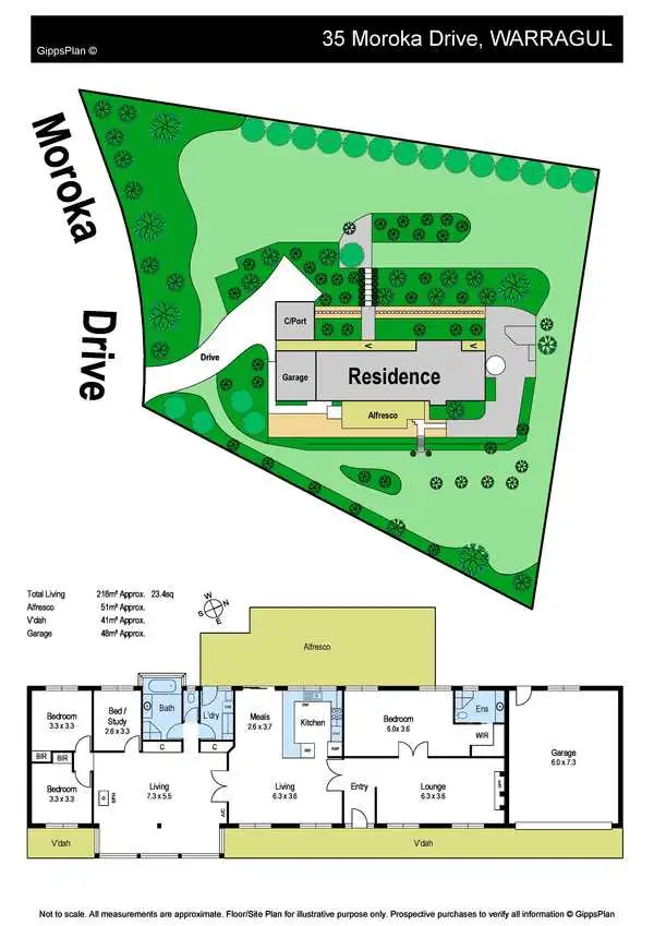Floorplan of Homely house listing, 35 Moroka Drive, Warragul VIC 3820
