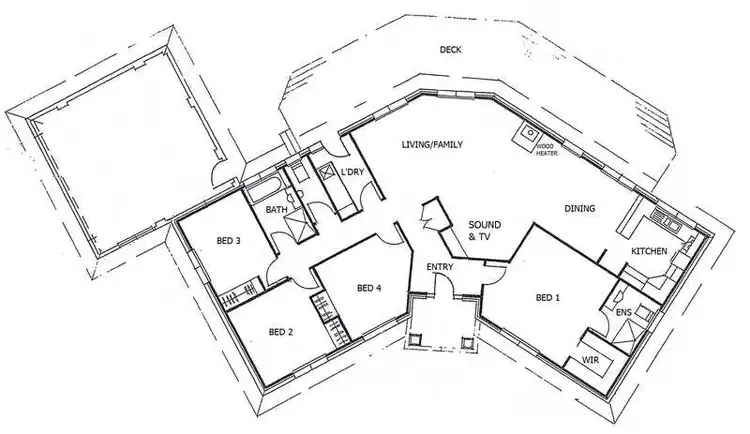 Floorplan of Homely house listing, 9 Hague Court, Drouin VIC 3818