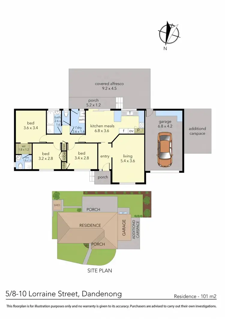 Floorplan of Homely unit listing, 5/8-10 Lorraine Street, Dandenong VIC 3175