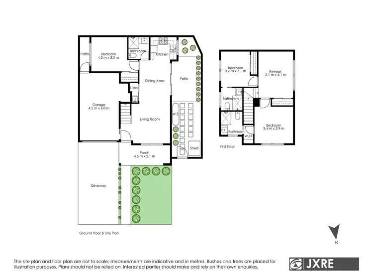 Floorplan of Homely townhouse listing, 1/4 Kimbarra Street, Clayton South VIC 3169