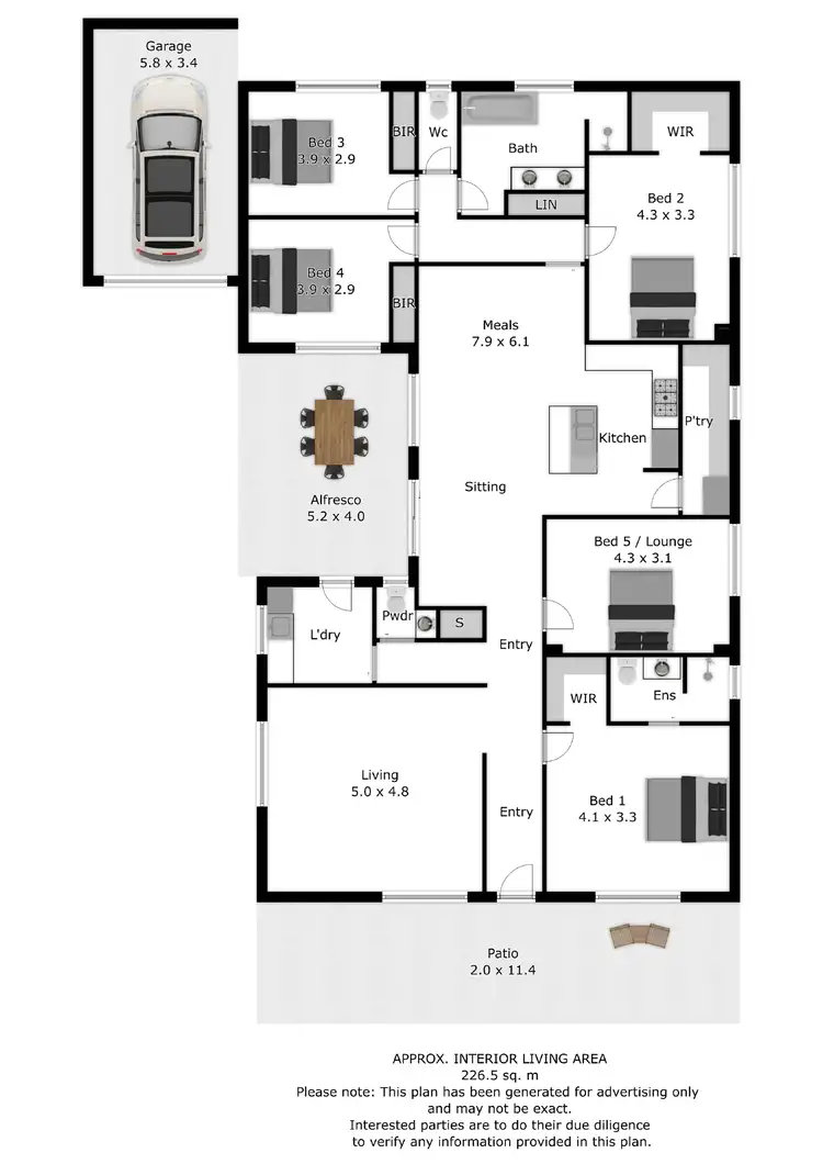 Floorplan of Homely house listing, 3 Schubert Crescent, Wodonga VIC 3690