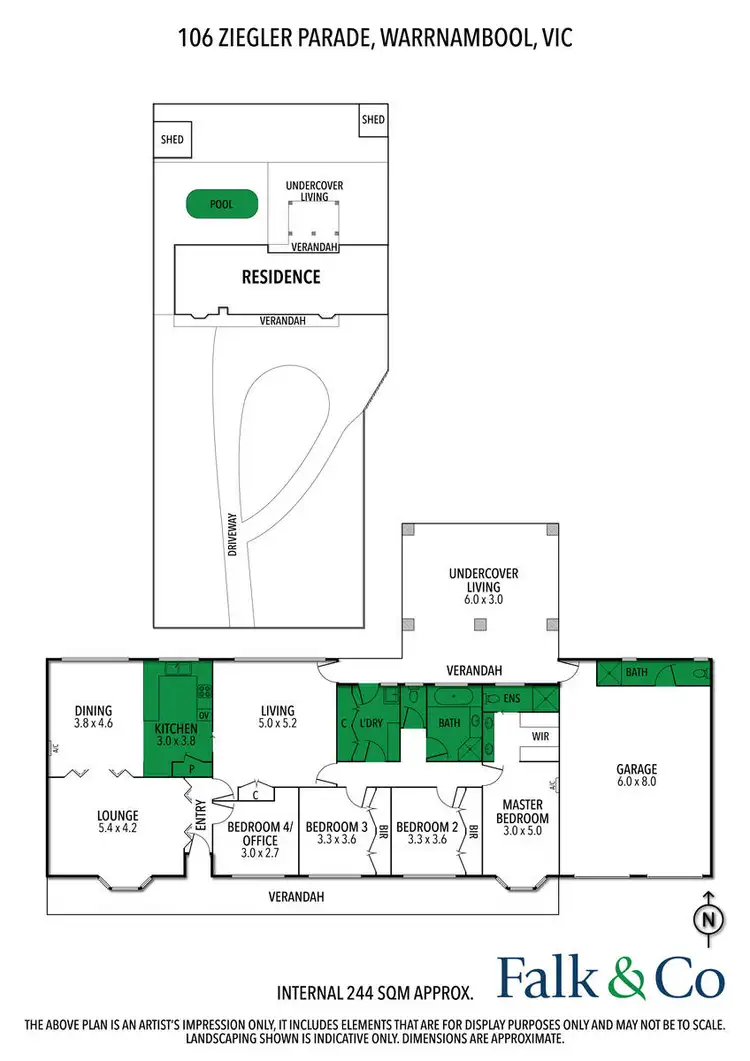 Floorplan of Homely house listing, 1/106 Ziegler Parade, Allansford VIC 3277