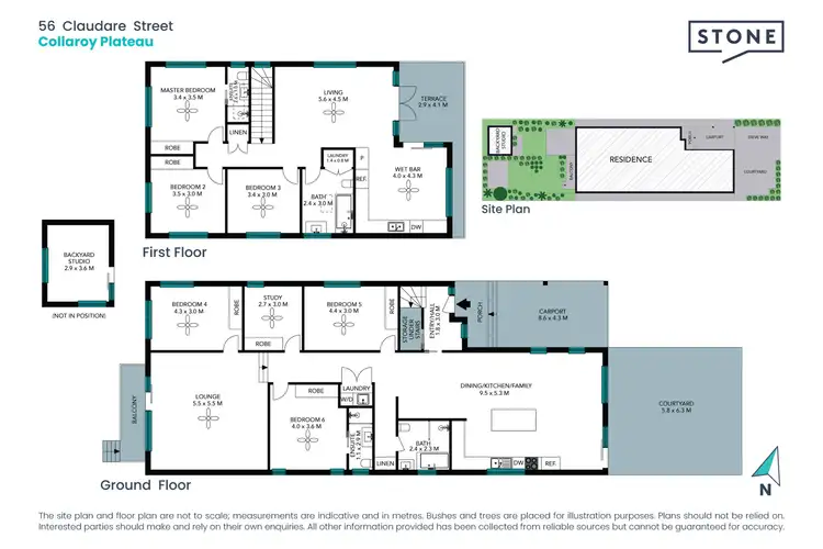 Floorplan of Homely house listing, 56 Claudare Street, Collaroy Plateau NSW 2097