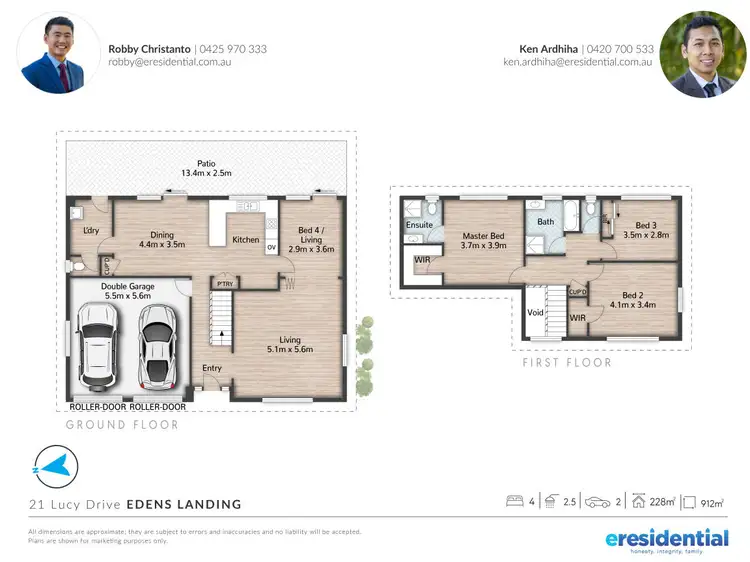Floorplan of Homely house listing, 21 Lucy Drive, Edens Landing QLD 4207