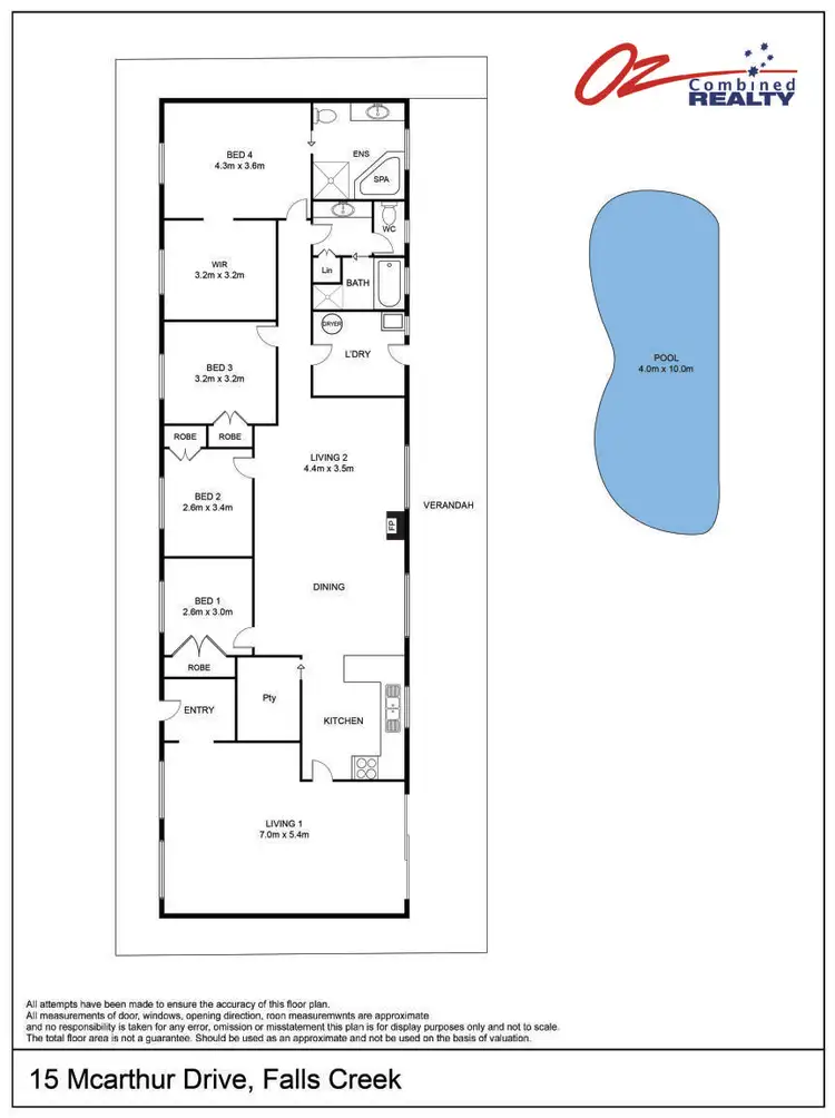 Floorplan of Homely house listing, 15 McArthur Drive, Falls Creek NSW 2540