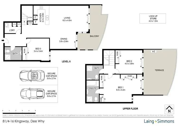 Floorplan of Homely apartment listing, 81/4-16 Kingsway, Dee Why NSW 2099