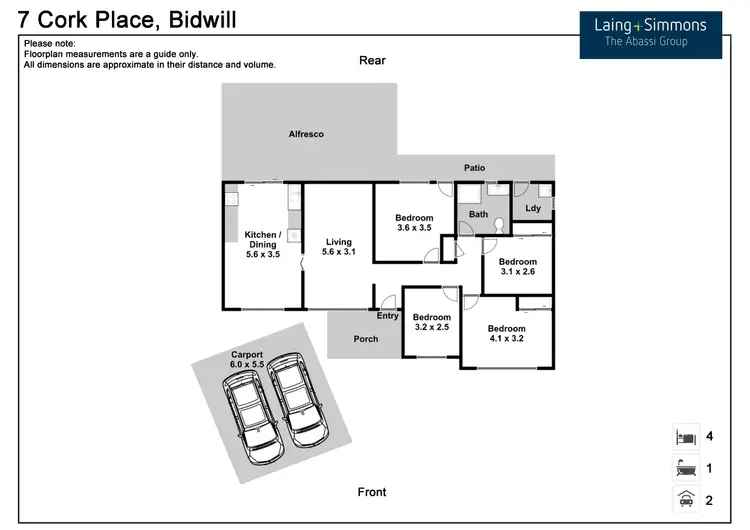 Floorplan of Homely house listing, 7 Cork Place, Bidwill NSW 2770