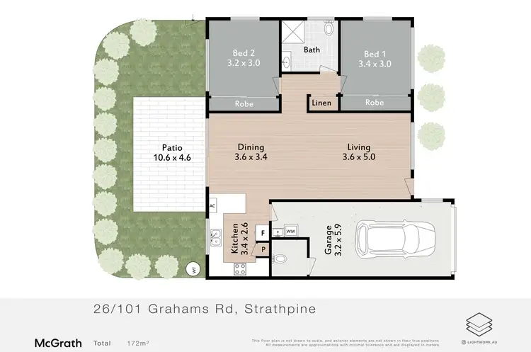 Floorplan of Homely villa listing, 26/101 Grahams Road, Strathpine QLD 4500
