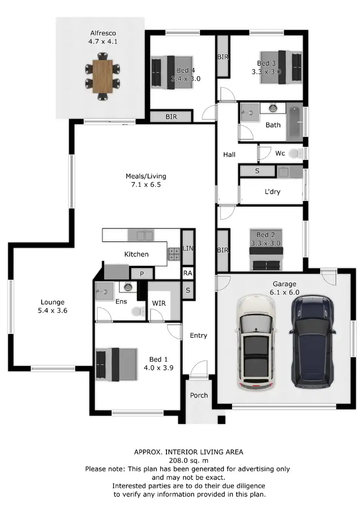 Floorplan of Homely house listing, 8 Thornbill Terrace, Bandiana VIC 3691