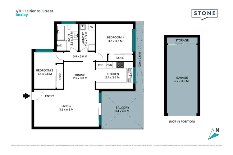 Floorplan of Homely apartment listing, 1/9-11 Oriental Street, Bexley NSW 2207