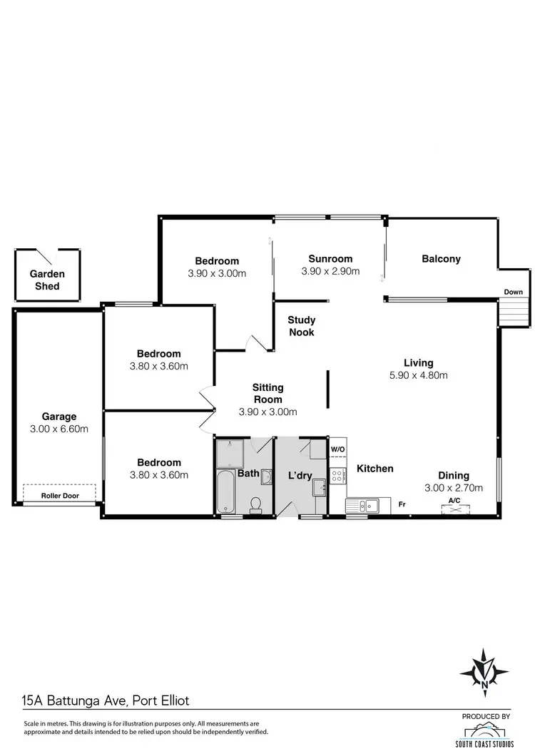 Floorplan of Homely house listing, 15A Battunga Avenue, Port Elliot SA 5212