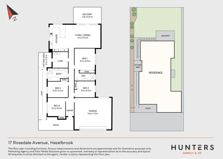 Floorplan of Homely house listing, 17 Rosedale Avenue, Hazelbrook NSW 2779