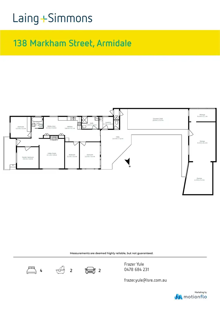 Floorplan of Homely house listing, 138 Markham Street, Armidale NSW 2350