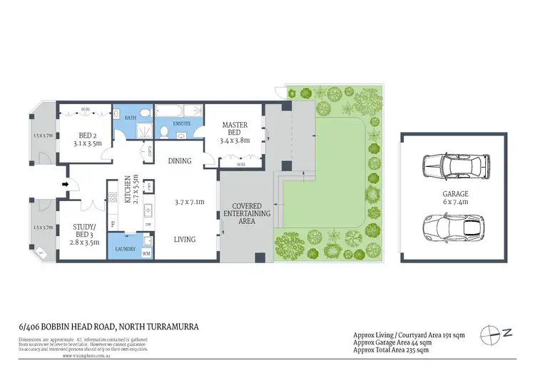 Floorplan of Homely apartment listing, 6/406 Bobbin Head Road, Turramurra NSW 2074