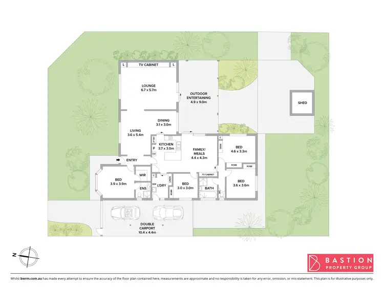 Floorplan of Homely house listing, 184 Kosciuszko Avenue, Palmerston ACT 2913