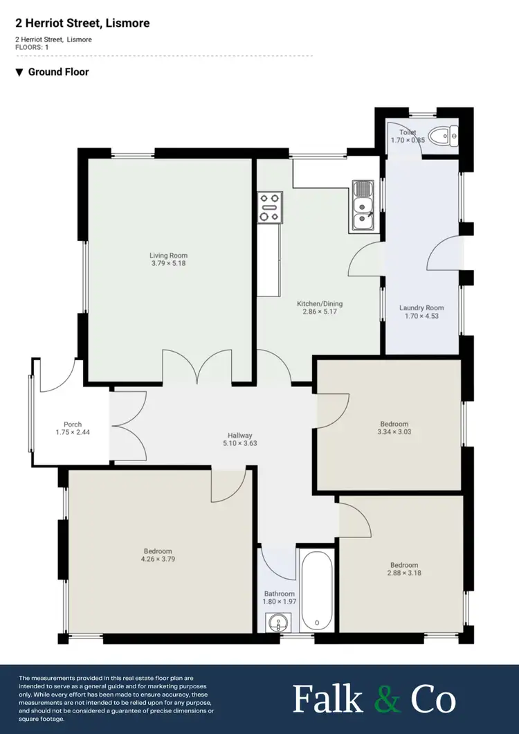 Floorplan of Homely house listing, 2 Heriot Street, Lismore VIC 3324