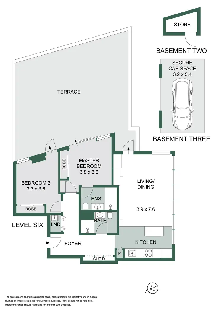 Floorplan of Homely apartment listing, 44/200-218 Goulburn Street, Surry Hills NSW 2010