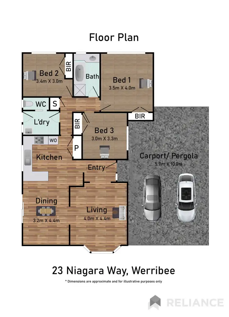Floorplan of Homely house listing, 23 Niagara Way, Werribee VIC 3030
