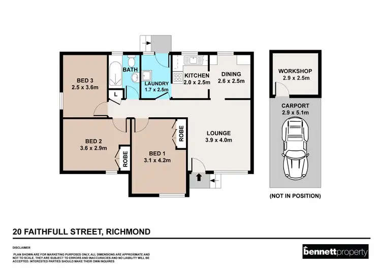 Floorplan of Homely house listing, 20 Faithfull Street, Richmond NSW 2753