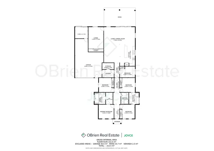 Floorplan of Homely house listing, 34 Four Mile Road, Benalla VIC 3672