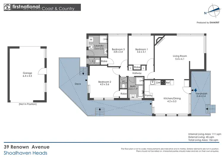 Floorplan of Homely house listing, 39 Renown Avenue, Shoalhaven Heads NSW 2535