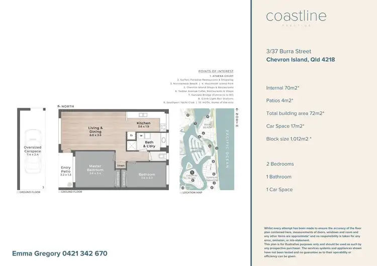 Floorplan of Homely apartment listing, 3/37 Burra Street, Surfers Paradise QLD 4217