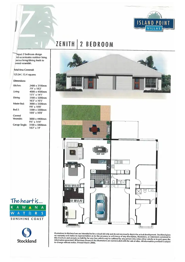Floorplan of Homely house listing, 84/239 Kawana Way, Kawana Island QLD 4575
