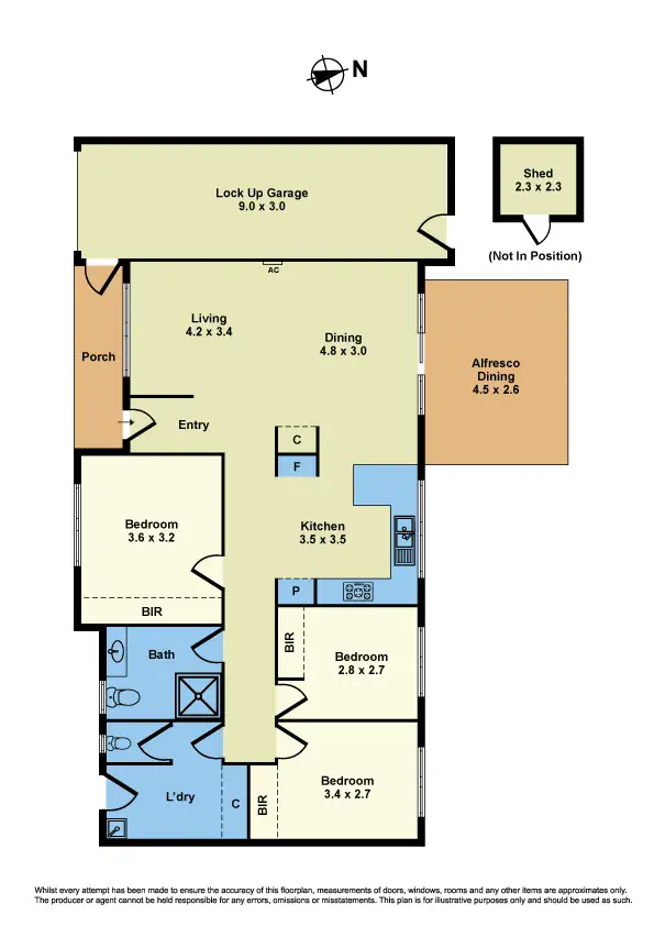 Floorplan of Homely house listing, 9 Appleby Court, Sunshine VIC 3020