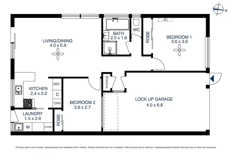 Floorplan of Homely villa listing, 16/1 Myrtle Street, Prospect NSW 2148
