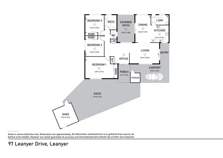 Floorplan of Homely house listing, 97 Leanyer Drive, Leanyer NT 812