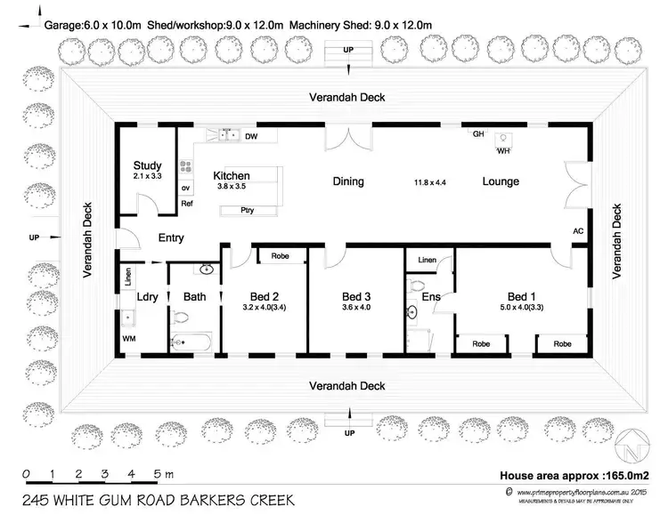 Floorplan of Homely house listing, 245 Whitegum Road, Barkers Creek VIC 3451
