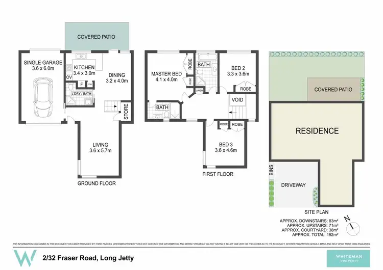 Floorplan of Homely townhouse listing, 2/32 Fraser Road, Long Jetty NSW 2261