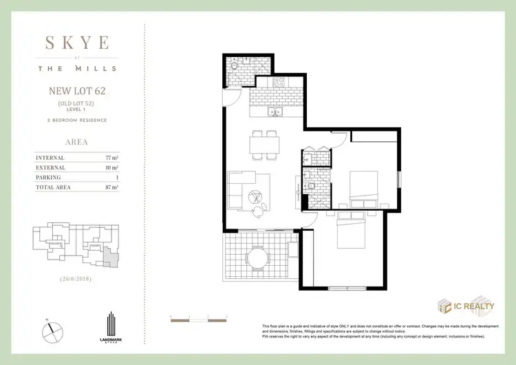 Floorplan of Homely apartment listing, 109/24 Dressler Court, Merrylands NSW 2160
