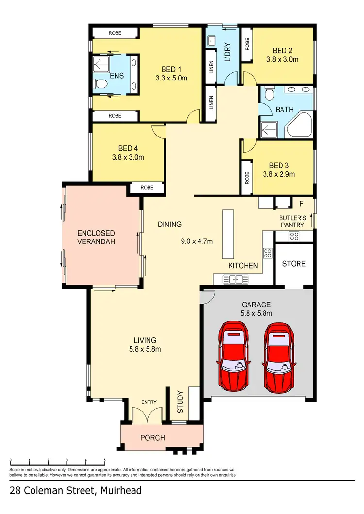 Floorplan of Homely house listing, 28 Coleman Street, Muirhead NT 810