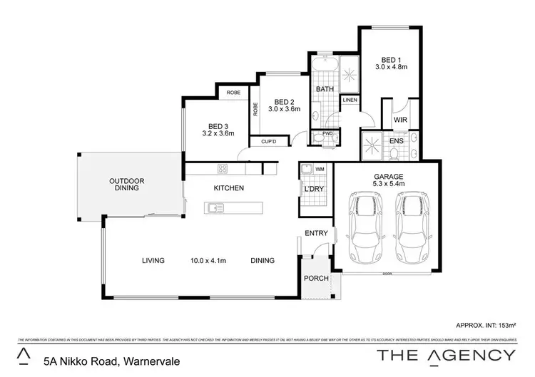 Floorplan of Homely semi-detached listing, 5a Nikko Road, Warnervale NSW 2259
