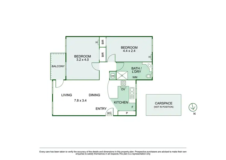 Floorplan of Homely apartment listing, 6/17-19 The Avenue, Prahran VIC 3181