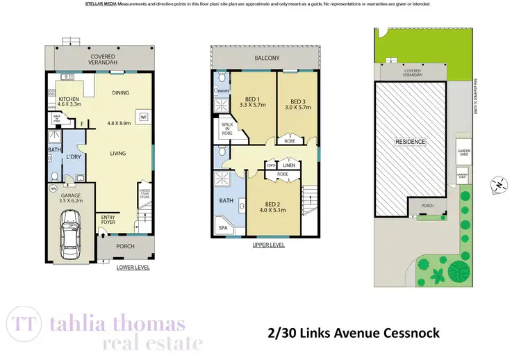 Floorplan of Homely semi-detached listing, 2/30 Links Avenue, Cessnock NSW 2325