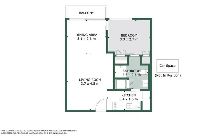 Floorplan of Homely apartment listing, 405k/211 Powlett Street, East Melbourne VIC 3002