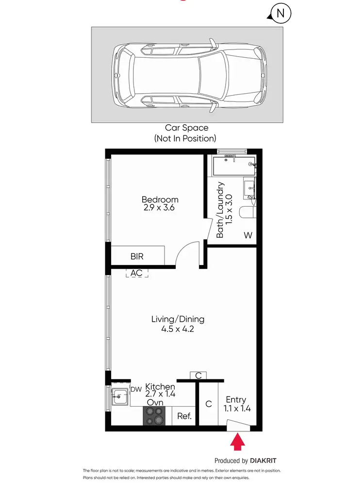 Floorplan of Homely apartment listing, 5/299 Dandenong Road, Prahran VIC 3181