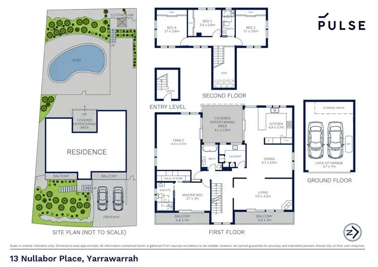 Floorplan of Homely house listing, 13 Nullabor Place, Yarrawarrah NSW 2233