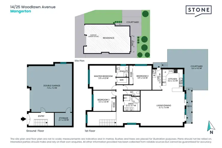 Floorplan of Homely townhouse listing, 14/25 Woodlawn Avenue, Mangerton NSW 2500