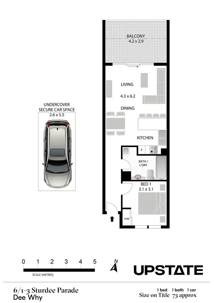 Floorplan of Homely apartment listing, 6/1-3 Sturdee Parade, Dee Why NSW 2099