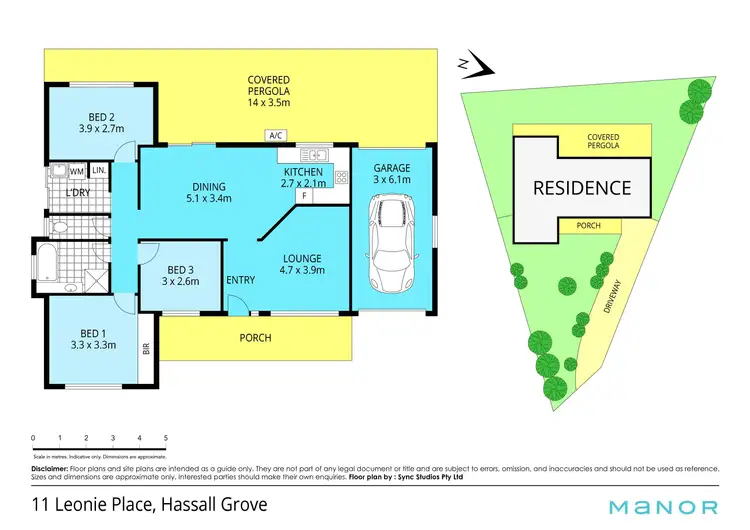 Floorplan of Homely house listing, 11 Leonie Place, Hassall Grove NSW 2761