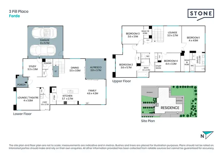 Floorplan of Homely house listing, 3 Pill Place, Forde ACT 2914