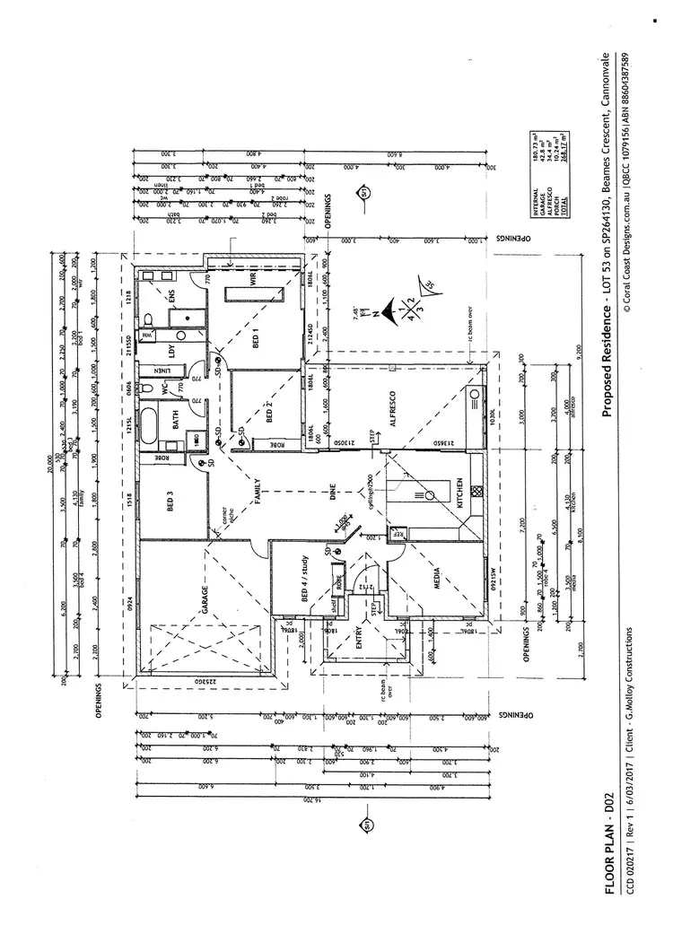 Floorplan of Homely house listing, 13 Beames Crescent, Cannon Valley QLD 4800