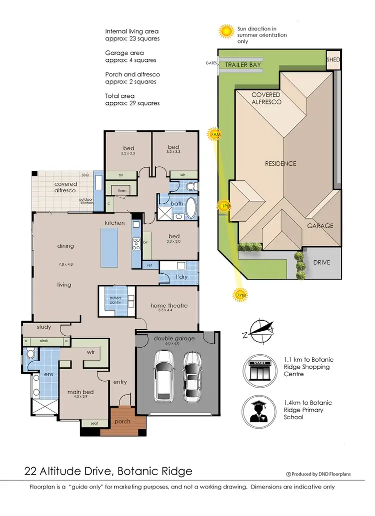 Floorplan of Homely house listing, 22 Altitude Drive, Botanic Ridge VIC 3977
