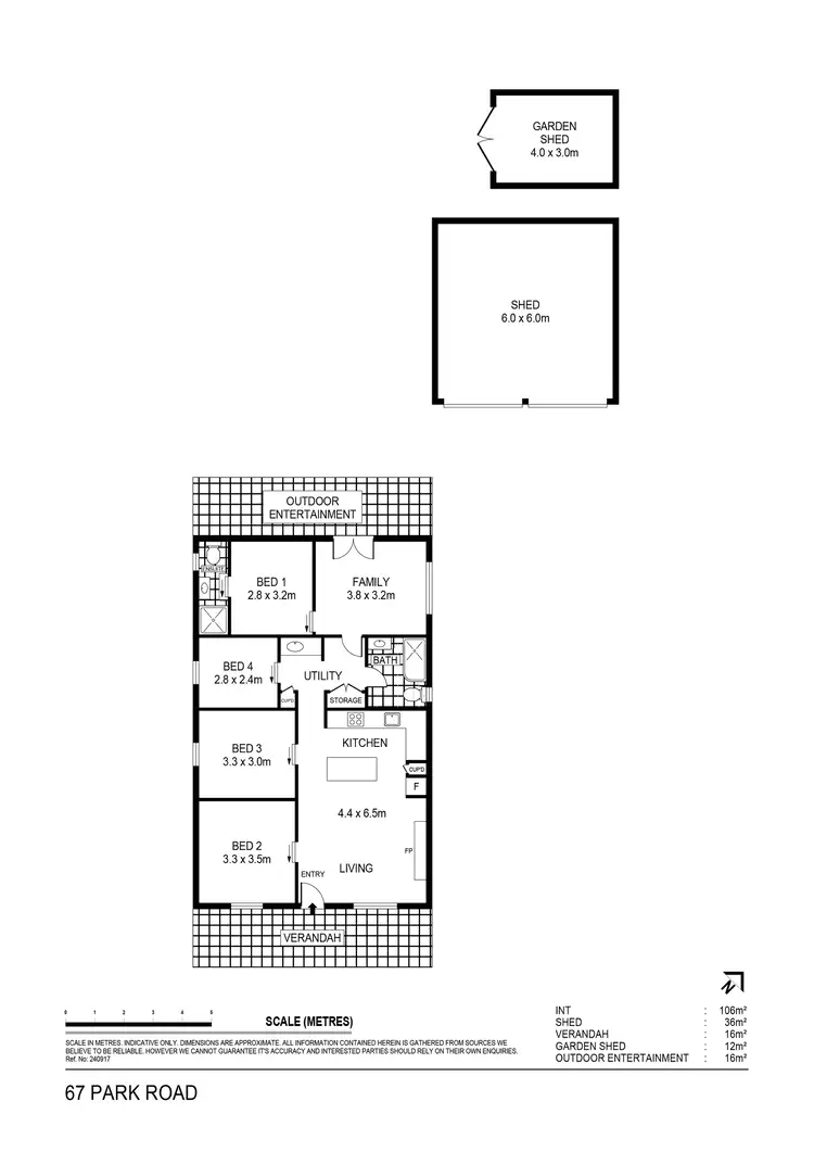 Floorplan of Homely house listing, 67 Park Road, Maryborough VIC 3465