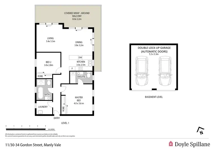 Floorplan of Homely apartment listing, 11/30-34 Gordon Street, Manly Vale NSW 2093
