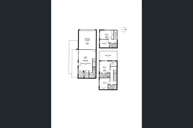 Floorplan of Homely townhouse listing, 17/20 Clare Burton Crescent, Franklin ACT 2913