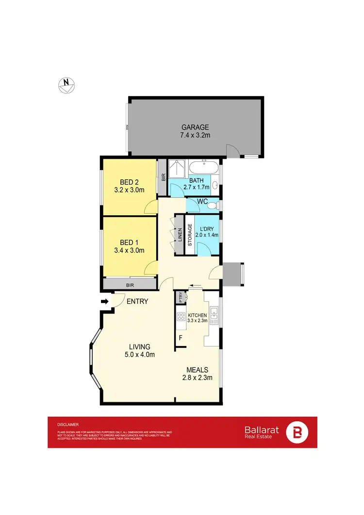 Floorplan of Homely unit listing, 13/25 Dare Street, Wendouree VIC 3355